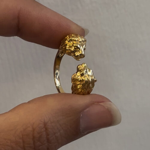 Bague lion