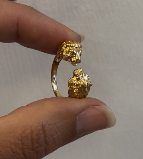 Bague lion